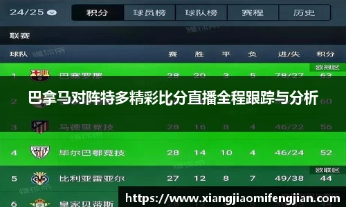 巴拿马对阵特多精彩比分直播全程跟踪与分析