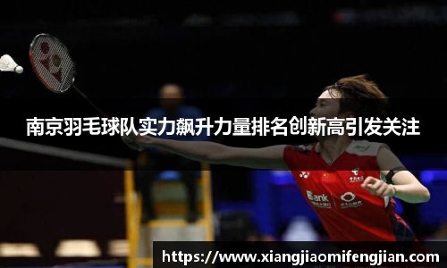 南京羽毛球队实力飙升力量排名创新高引发关注